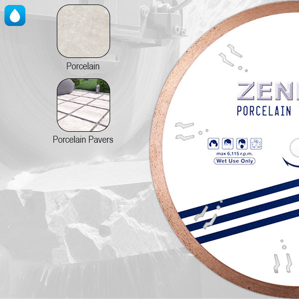 ZENESIS™ Procelain Tile Diamond Blade Applications