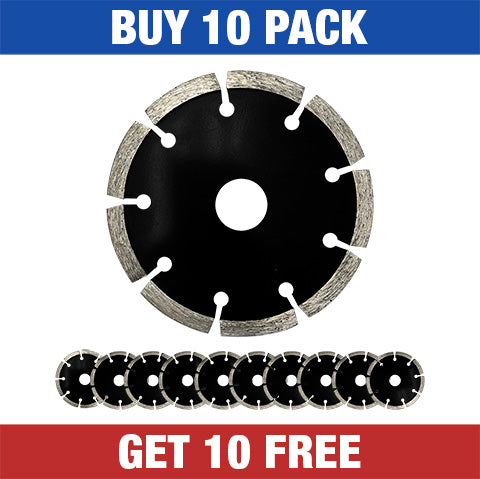 iCut™ Black Sintered Tuck Point Blade 10 Pack